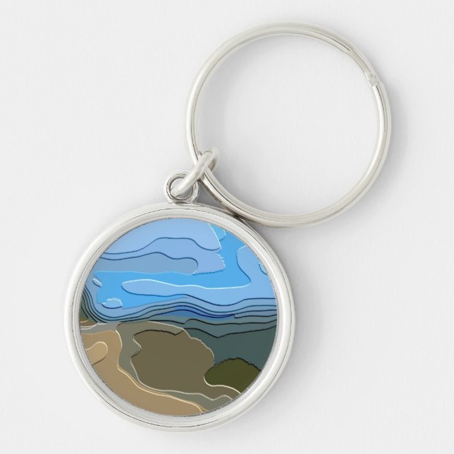 MOUNTAINS KEY RING (Front)