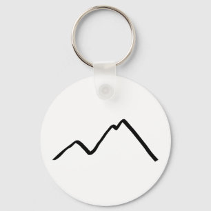 Mountains Key Ring