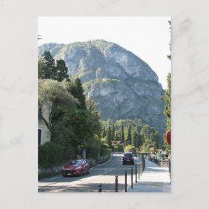 Mountains lake Como Italy Postcard