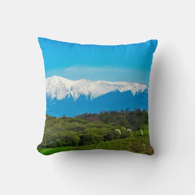 Mountains landscape cushion (Front)