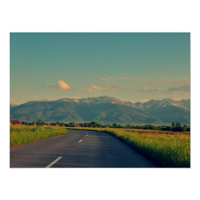 Mountains landscape poster (Front)