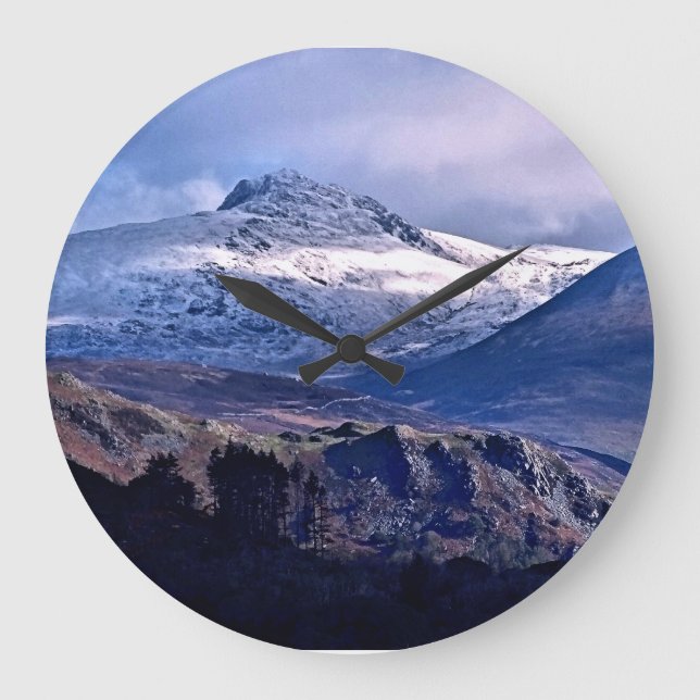 MOUNTAINS LARGE CLOCK (Front)
