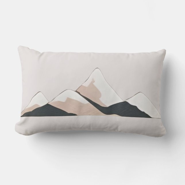 Mountains  lumbar cushion (Front)
