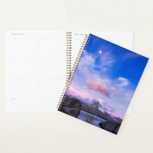 Mountains Matterhorn & Lake Stellisee Planner