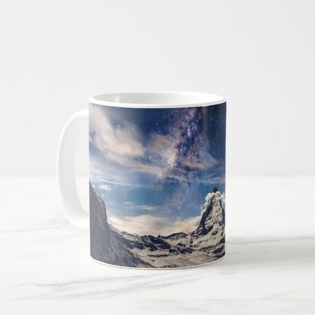 Mountains | Matterhorn Zermatt Switzerland Coffee Mug (Front Left)