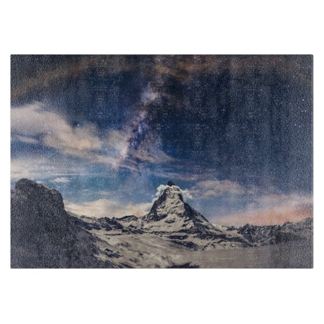 Mountains | Matterhorn Zermatt Switzerland Cutting Board (Front)