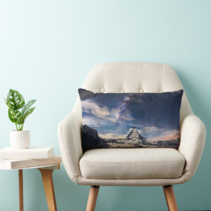Mountains Matterhorn Zermatt Switzerland Lumbar Cushion