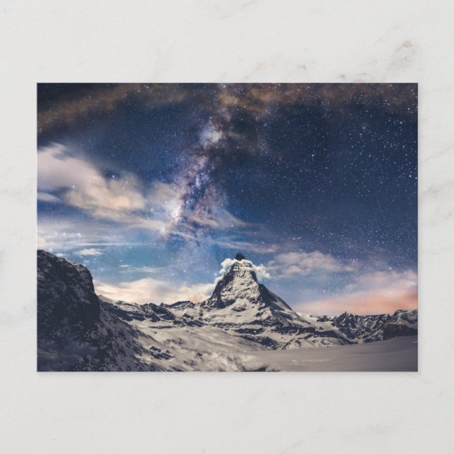 Mountains | Matterhorn Zermatt Switzerland Postcard (Front)