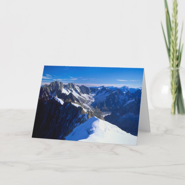 Mountains | Mont Blanc, European Alps Card (Front)
