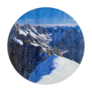 Mountains Mont Blanc, European Alps Cutting Board