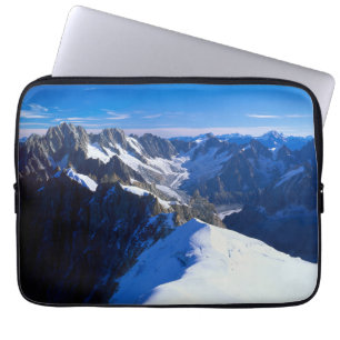 Mountains Mont Blanc, European Alps Laptop Sleeve