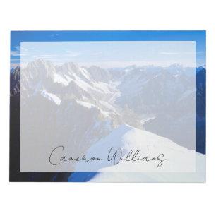 Mountains   Mont Blanc, European Alps Notepad
