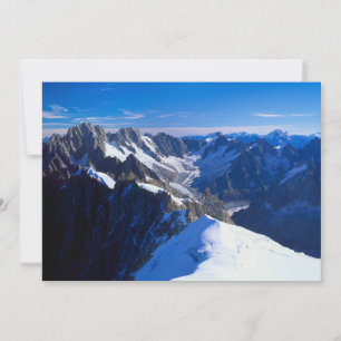 Mountains   Mont Blanc, European Alps Thank You Card