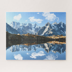 Mountains   Mont Blanc Massif, France Jigsaw Puzzle