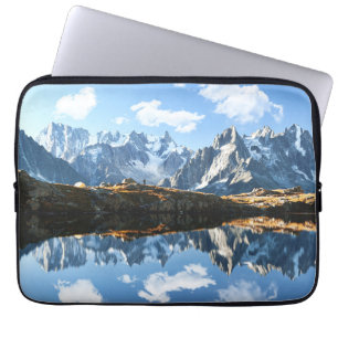 Mountains Mont Blanc Massif, France Laptop Sleeve