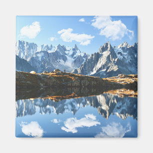 Mountains   Mont Blanc Massif, France Magnet