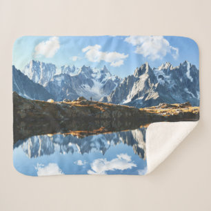 Mountains Mont Blanc Massif, France Sherpa Blanket
