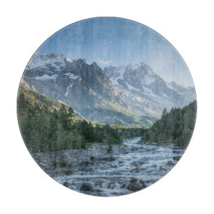 Mountains Mont Blanc Massif, Italy Cutting Board