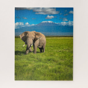 Mountains Mount Kilimanjaro Tanzania, Africa Jigsaw Puzzle