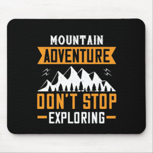 Mountains - Mountain Adventure Mouse Pad