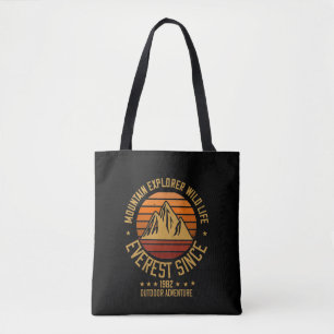 Mountains - Mountain Explorer Wildlife Since 1982 Tote Bag