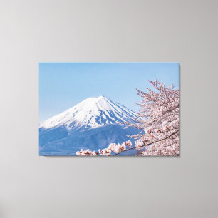 Mountains Mt. Fuji Tokyo, Japan Canvas Print