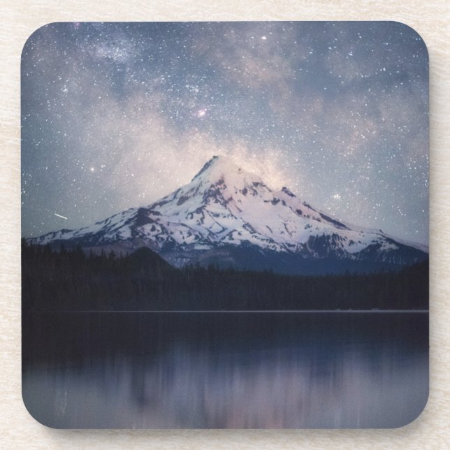 Mountains | Mt. Hood Portland, Oregon Coaster (Front)
