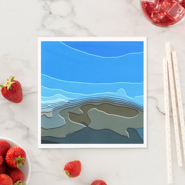 MOUNTAINS NAPKIN (Insitu)