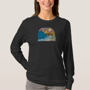 Mountains Nature Camping Camper Forest Travel Tree T-Shirt