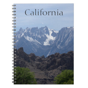 Mountains of California Notebook