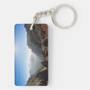 Mountains of La Palma Key Ring