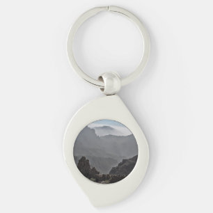 Mountains of La Palma Key Ring
