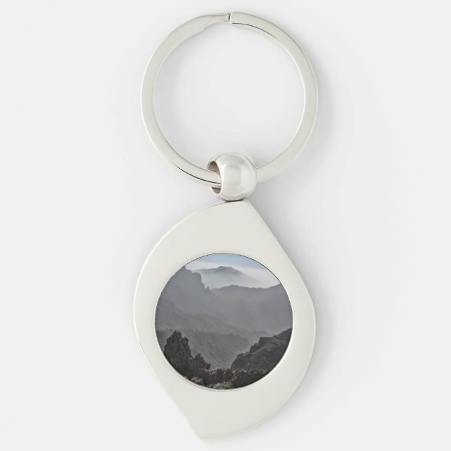 Mountains of La Palma Key Ring (Front)