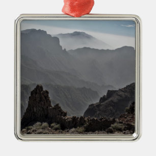 Mountains of La Palma Metal Ornament