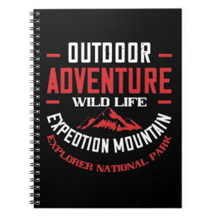Mountains - Outdoor Adventure Wild Life Notebook