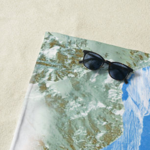 Mountains (photo montage) 2 beach towel