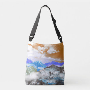 Mountains (photo montage) 2 crossbody bag