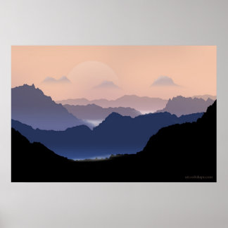 Mountains Poster