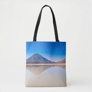 MOUNTAINS REFLECTED ON WATER TOTE BAG