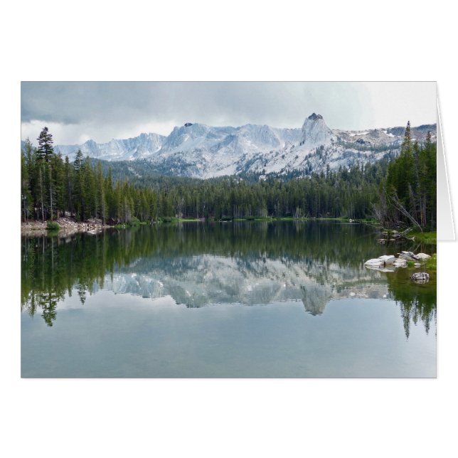 Mountains, Reflection , Lake, Blank Inside (Front Horizontal)
