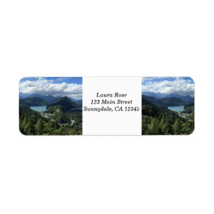 Mountains Return Address Label