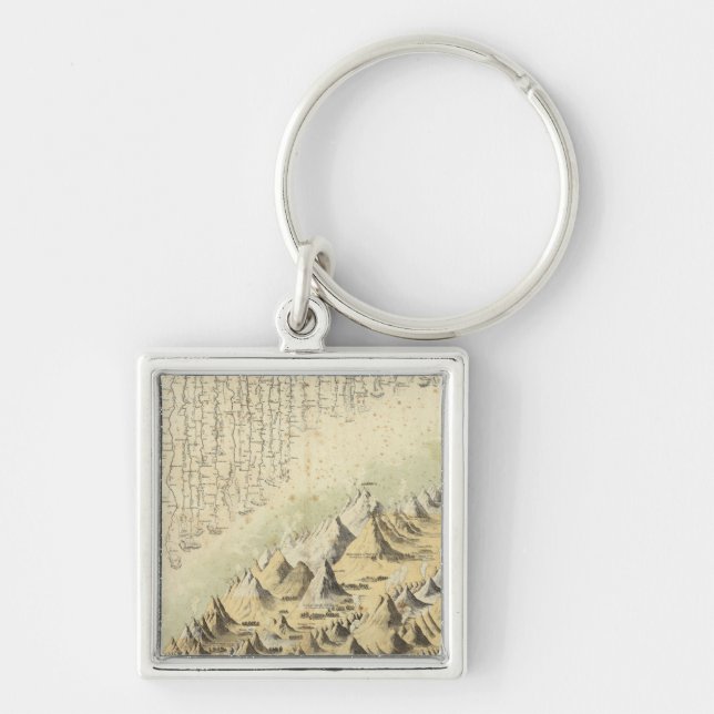 Mountains & Rivers Key Ring (Front)