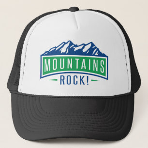 Mountains Rock Trucker Hat