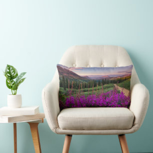 Mountains Rocky Mountains, Colorado Lumbar Cushion