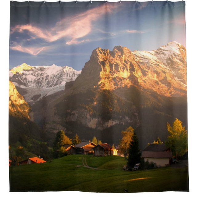 Mountains Shower Curtain (Front)
