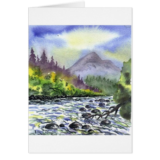 Mountains Sky Painting Destiny Artistic Nature (Front)
