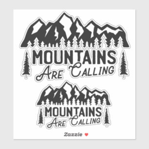 Mountains  sticker