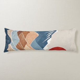 Mountains Sunset Beauty Body Cushion
