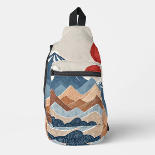 Mountains Sunset Beauty Sling Bag