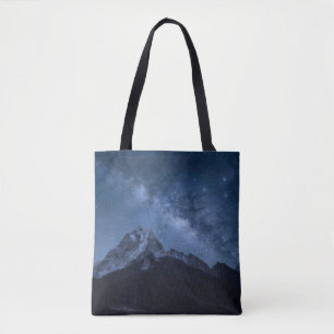 Mountains   Thamserku Mountain, Nepal Tote Bag